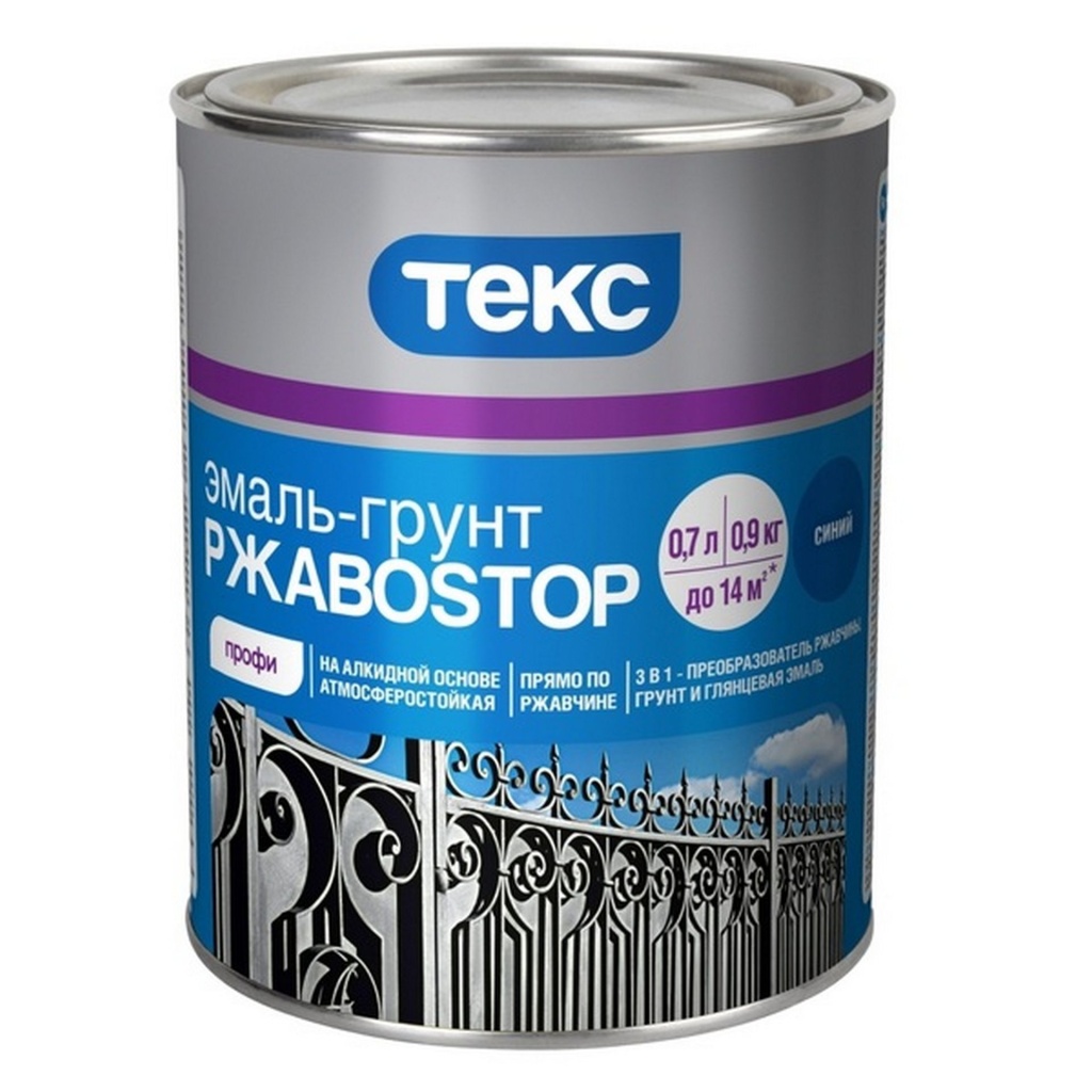 Грунт эмаль по ржавчине молотковая Профи РжавоStop