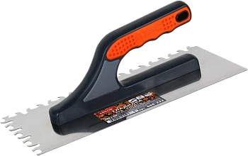 Гладилка DЕCOR 3К 280х130 мм Нерж.зуб коготь 0,7 мм