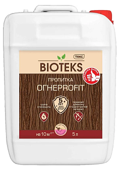 Пропитка Огнебиозащита BIOTEKS/Универсал с розовым индикатором 2 группа