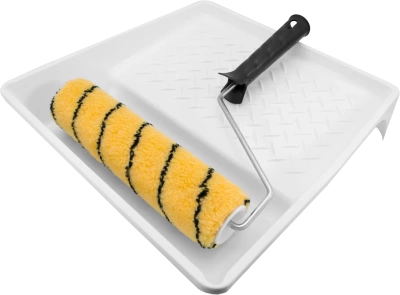 Набор малярный Универсальный 240 ванночка 320х350 мм валик Тигр Набор малярный Универсальный 240 ванночка 320х350 мм валик Тигр