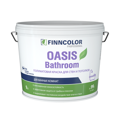 Краска для стен и потолков Oasis Bathroom  Краска для стен и потолков Oasis Bathroom