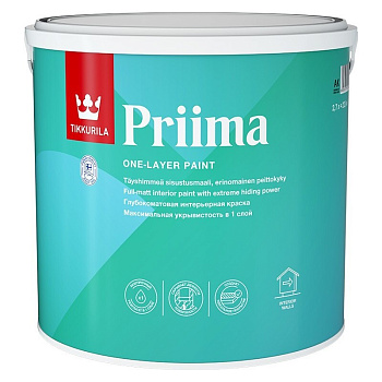 Краска для интерьеров Tikkurila Priima Краска для интерьеров Tikkurila Priima