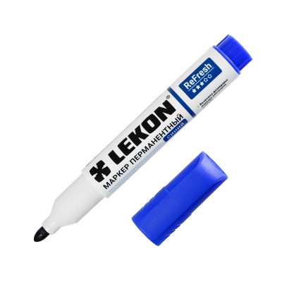 Маркер LEKON ReFresh Перманентный заправляемый