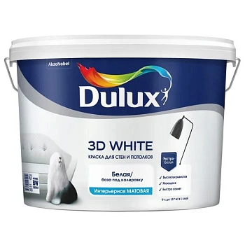 Краска для стен и потолков 3D White Краска для стен и потолков 3D White