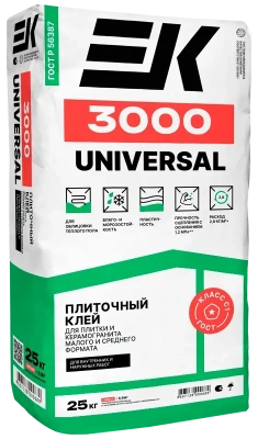 Плиточный клей ЕК3000 universal