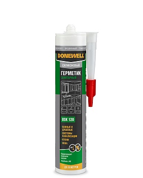 Герметик силиконовый санитарный DONEWELL Герметик силиконовый санитарный DONEWELL