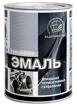Эмаль серебряная термостойкая алкидная Эмаль серебряная термостойкая алкидная