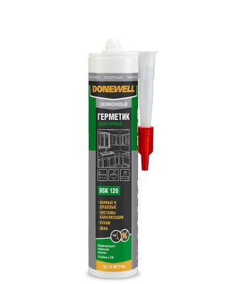 Герметик силиконовый санитарный DONEWELL