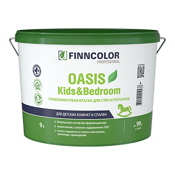 Краска для детских комнат и спален Oasis Kids&Bedroom Краска для детских комнат и спален Oasis Kids&Bedroom