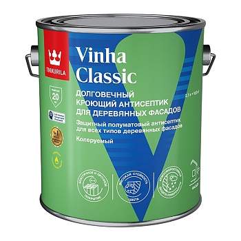 Антисептик кроющий Tikkurila VINHA CLASSIC Антисептик кроющий Tikkurila VINHA CLASSIC