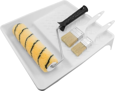 Набор малярный Универсальный +  ванночка 320х350мм валик кисть 2 шт
