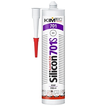 Герметик силиконовый KIM TEC Silicon Sanitar 701S санитарный Арт. 0201xx Герметик силиконовый KIM TEC Silicon Sanitar 701S санитарный Арт. 0201xx