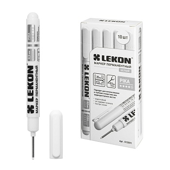 Маркер LEKON Pika Перманентный, удлиненный наконечник