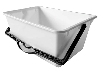 Ведро прямоугольное пластиковое малярное