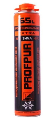 Пена монтажная профессиональная PROFPUR extra 870 мл зимняя