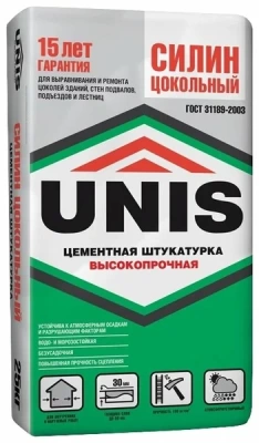 Штукатурка цементная