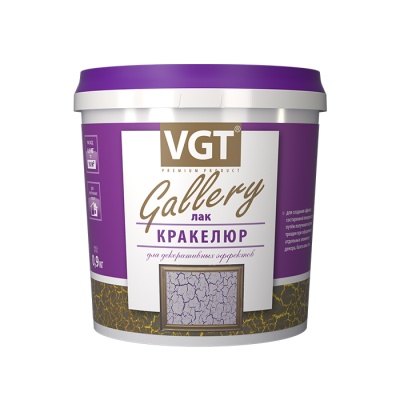 Лак кракелюр GALLERY для декоративных эффектов