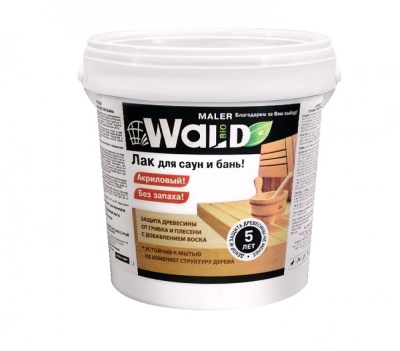 Лак акриловый для бань и саун 