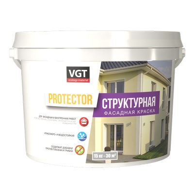 Структурная краска для наружних и внутренних работ PROTECTOR Структурная краска для наружних и внутренних работ PROTECTOR