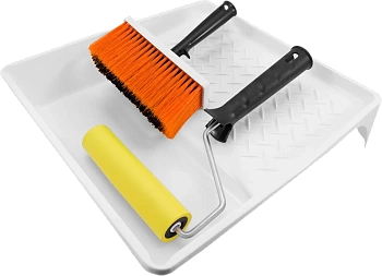 Набор Для обоев ванна 320х350 мм + кисть торцевая + валик прижимной