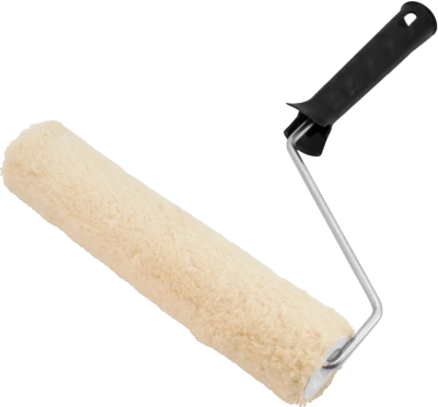 Валик мех натуральный ручка 6мм ворс 12мм