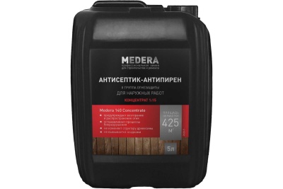 MEDERA 140 концентрат огнебиозащита 5л MEDERA 140 концентрат огнебиозащита 5л