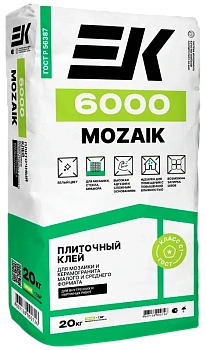 Плиточный клей для мозаики ЕК6000 mozaik
