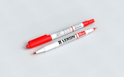 Двухсторонний маркер перманентный LEKON