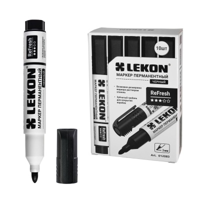 Маркер LEKON ReFresh Перманентный заправляемый