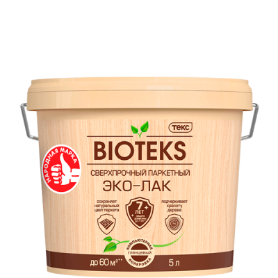 Сверхпрочный паркетный ЭКО ЛАК BIOTEKS полуматовый Сверхпрочный паркетный ЭКО ЛАК BIOTEKS полуматовый