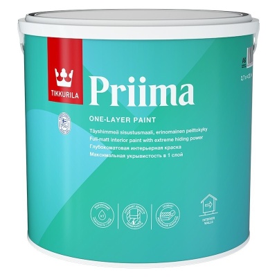 Краска для интерьеров Tikkurila Priima