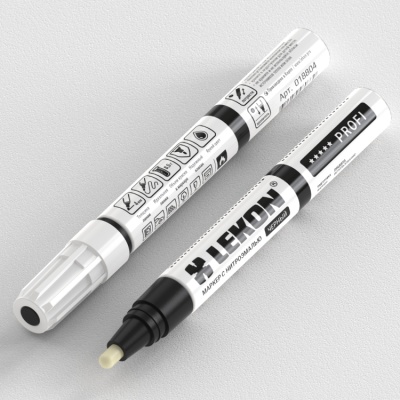 Маркер LEKON Profi с нитроэмалью  4 мм