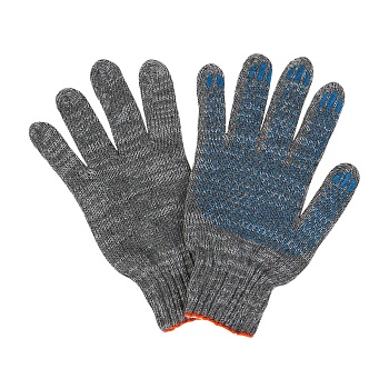 Перчатки ХБ 5 нит. 7,5класс Серые