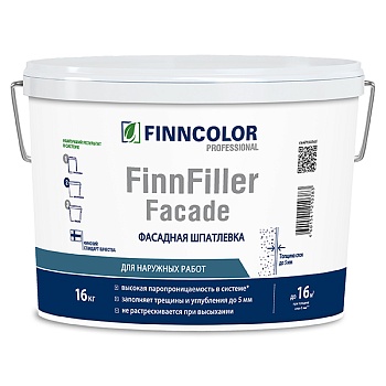 Фасадная шпатлевка FinnFiller Facade