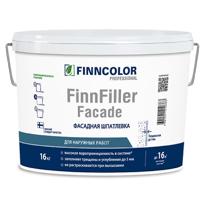 Фасадная шпатлевка FinnFiller Facade