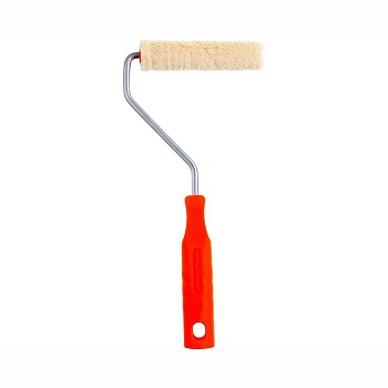 Мини валик велюр 100 мм удлинённая ручка