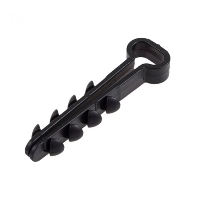 Дюбель-хомуты для плоских проводов