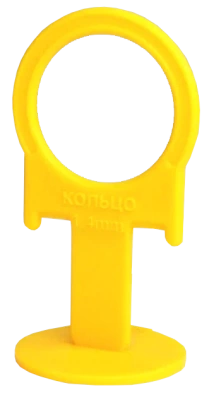 СВП Зажим Кольцо 1,4мм желтый