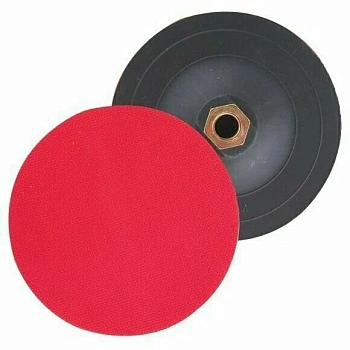 Опорный диск для кругов самозацепляющихся с адаптером для дрели 125мм (М14) 3-4мм 