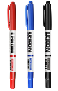 Двухсторонний маркер перманентный LEKON