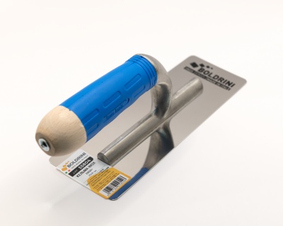 Кельма Boldrini Inox с зеркально-гладкой поверхностью 20x8